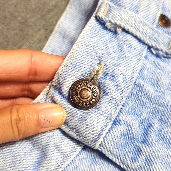 RARE!! Vintage Lee Riders Light Wash Baggy Relaxed Tapered Leg Western Mom Jeans - Picture 9 of 12